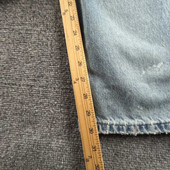 VTG Levi's Blue Jeans Men Light Wash Denim Cotton Jeans Loose Baggy ACTL 31.5X30 - Picture 12 of 16